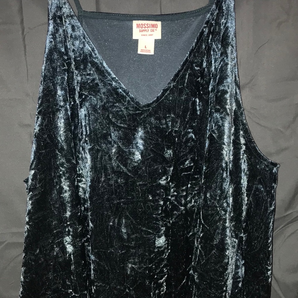Mossimo Flowy velvet tank top